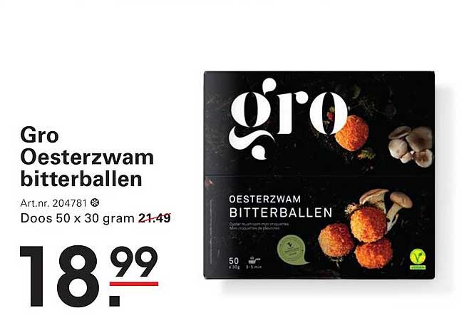 Gro Oesterzwam bitterballen