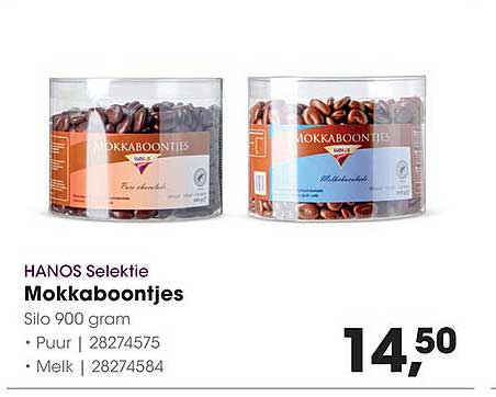 HANOS Selectie Mokkaboonjies