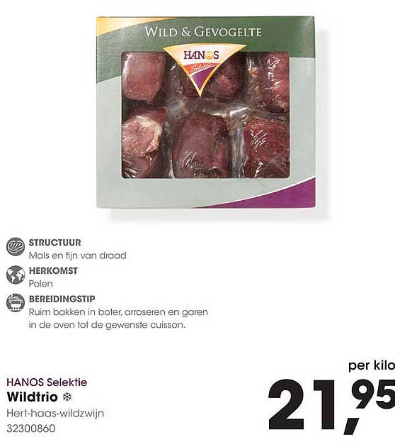 HANOS Selectie Wildtrio