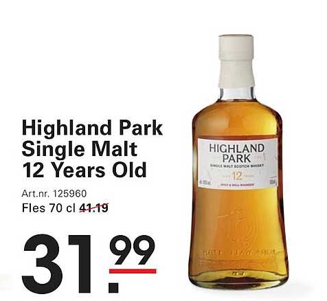 Highland Park Single Malt 12 Years Old