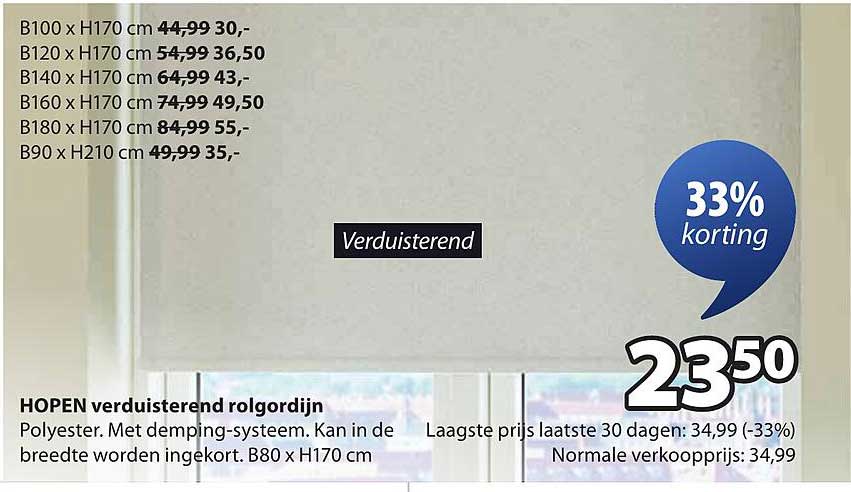 HOPEN verduisterend rolgordijn