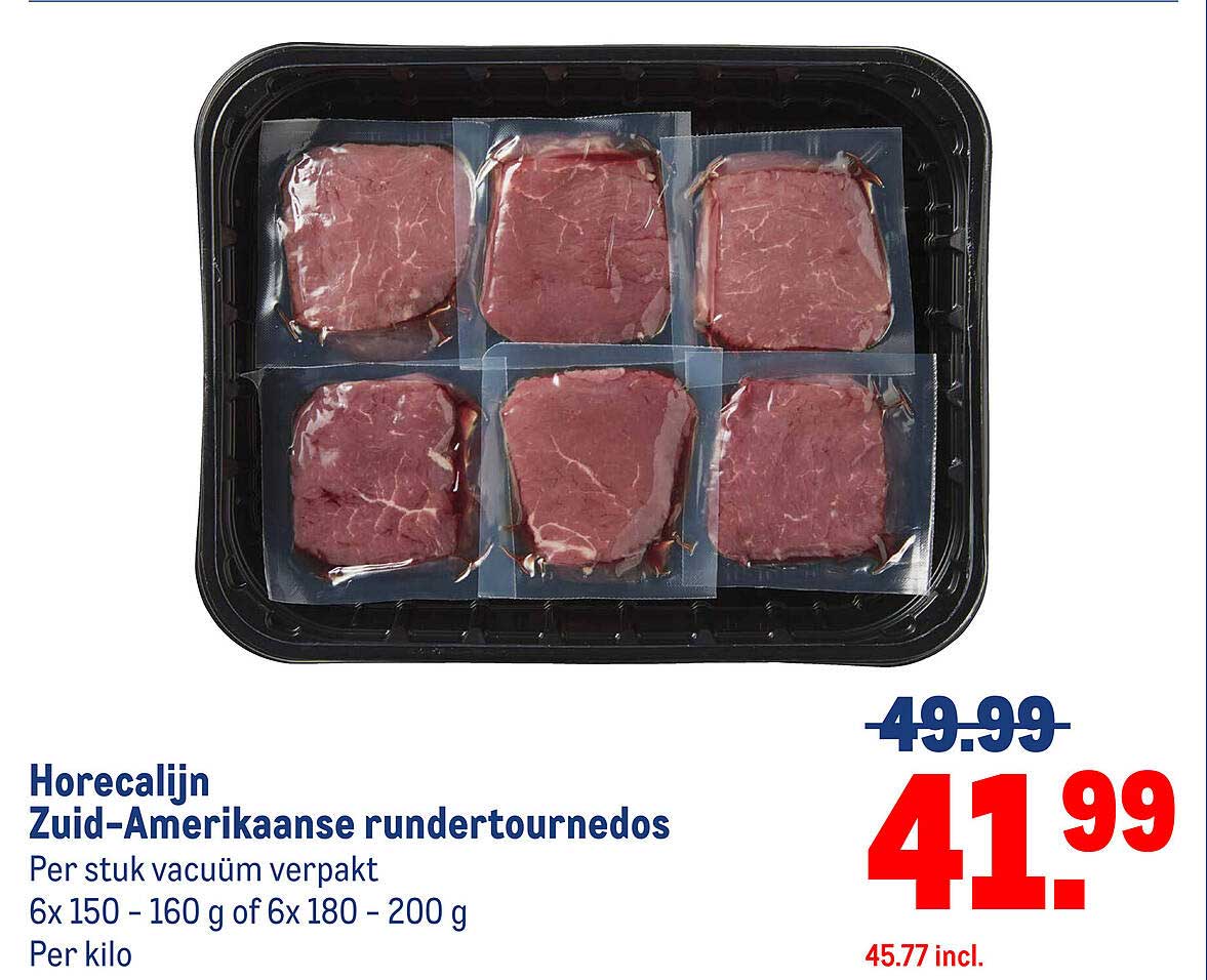 Horecalijn Zuid-Amerikaanse rundertournedos