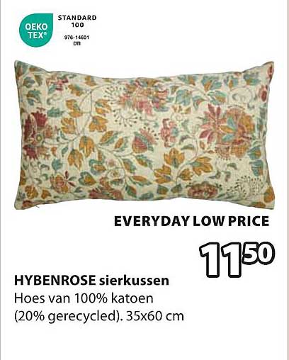 HYBENROSE sierkussen
