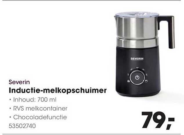 Inductie-melkopschuimer