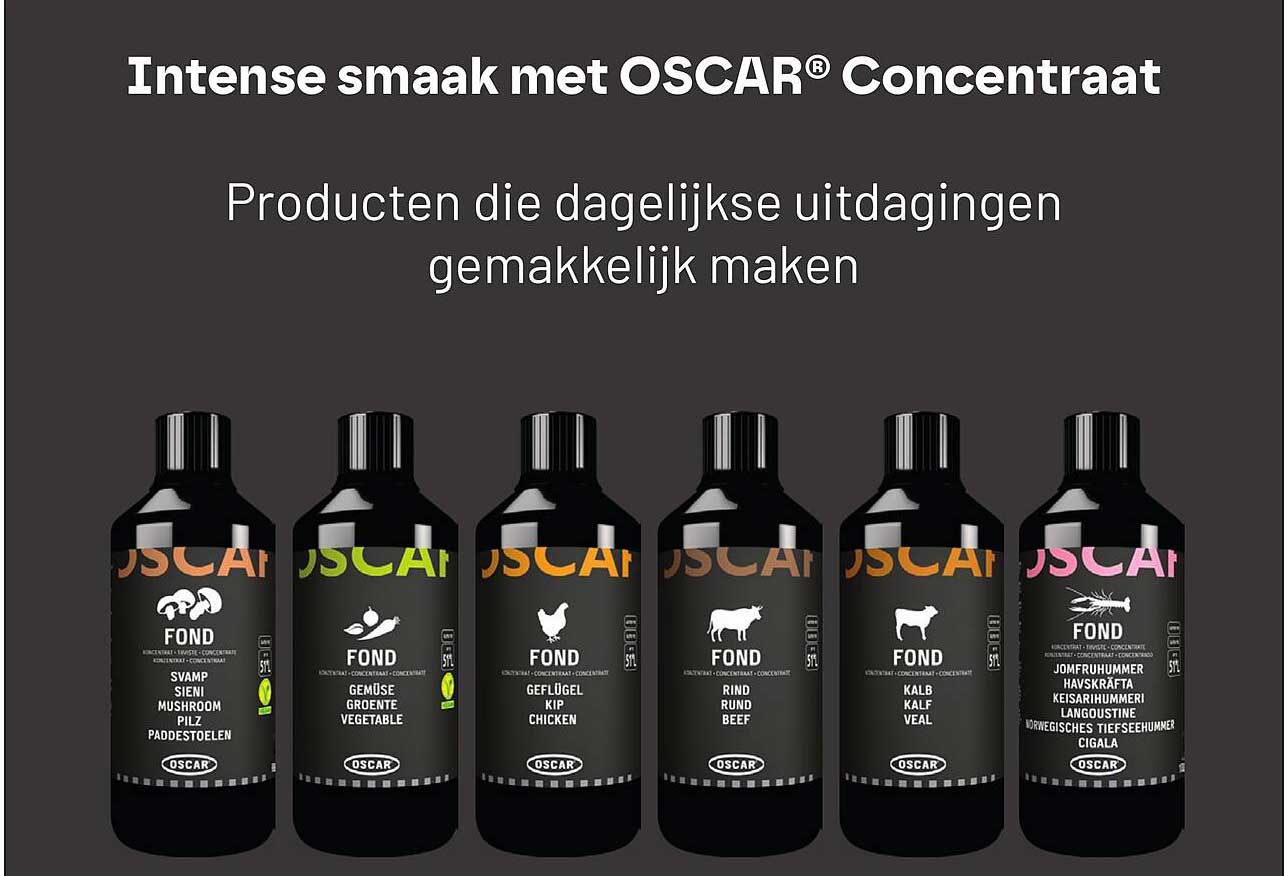 Intense smaak met OSCAR® Concentraat