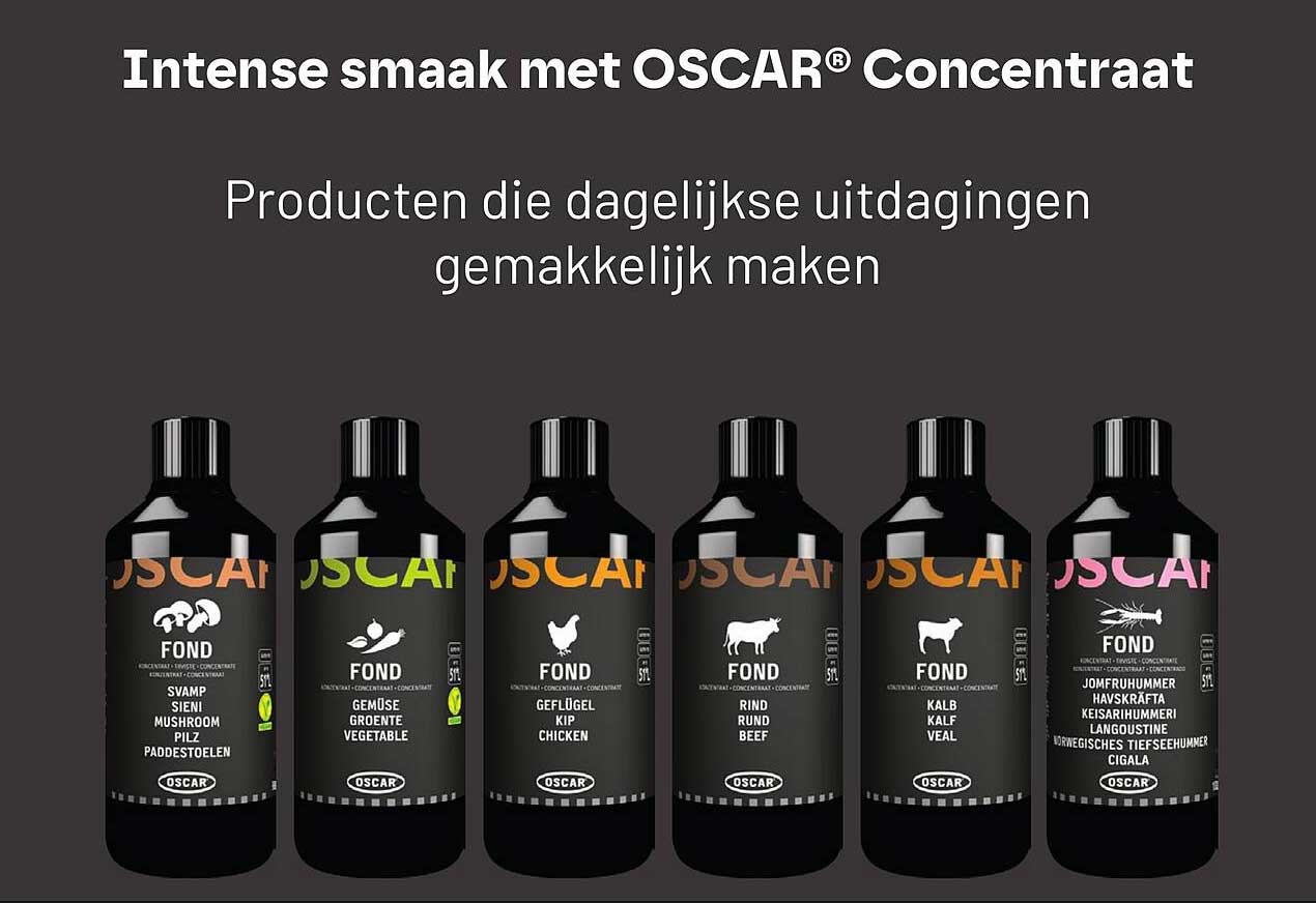 Intense smaak met OSCAR® Concentraat