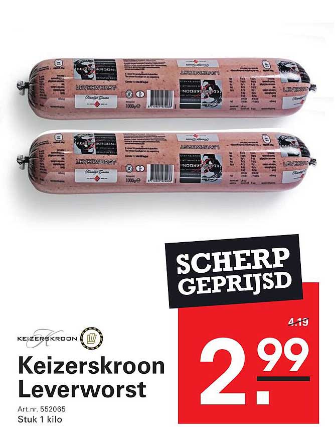 Keizerskroon Leverworst