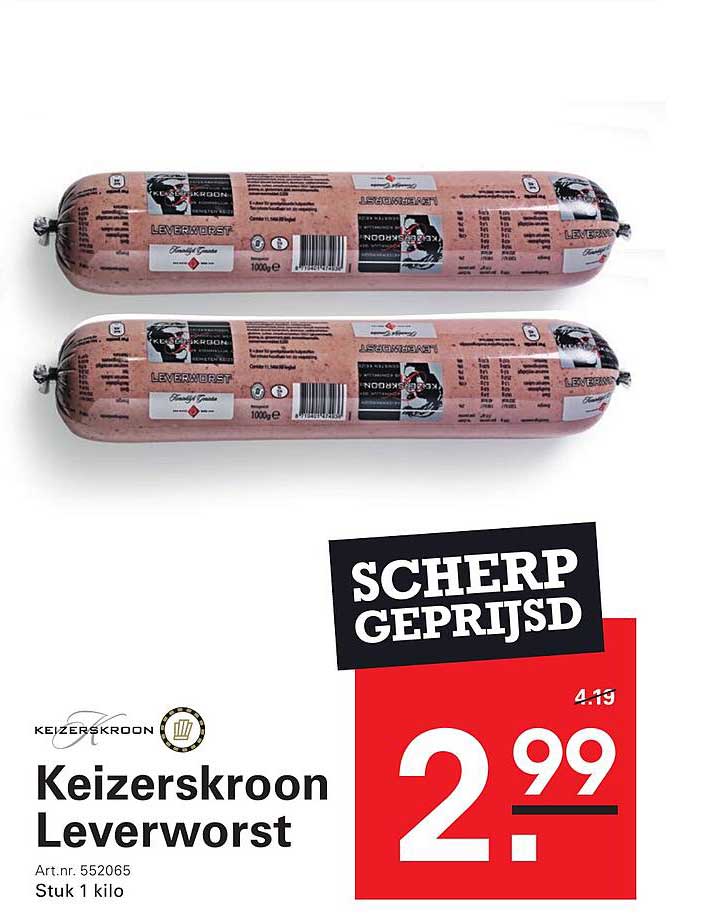 Keizerskroon Leverworst