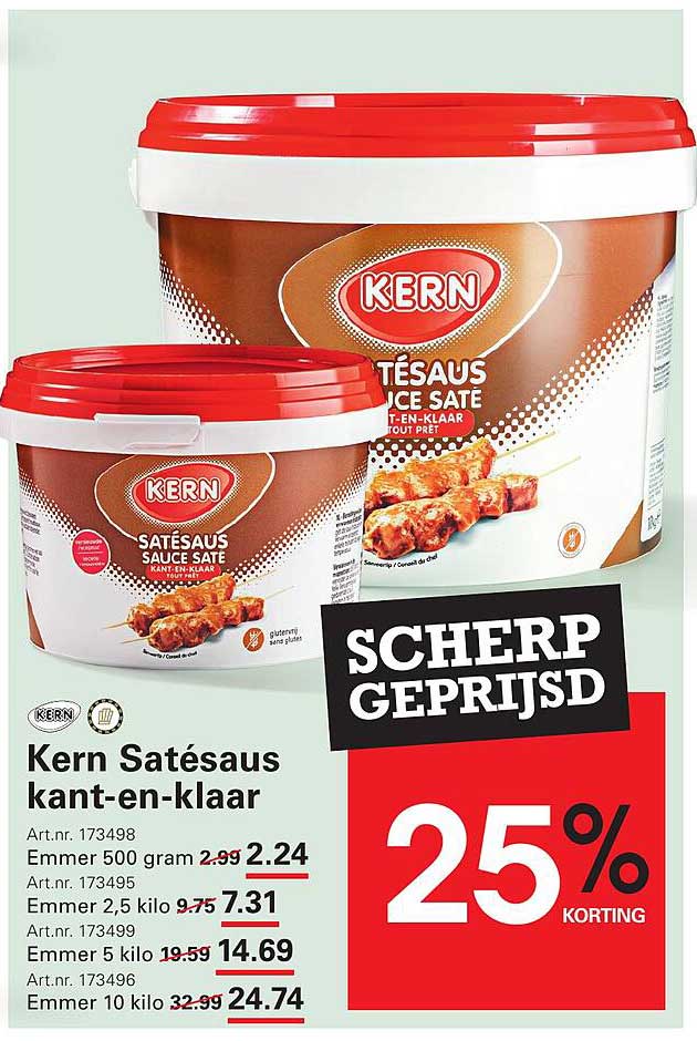 Kern Satésaus kant-en-klaar