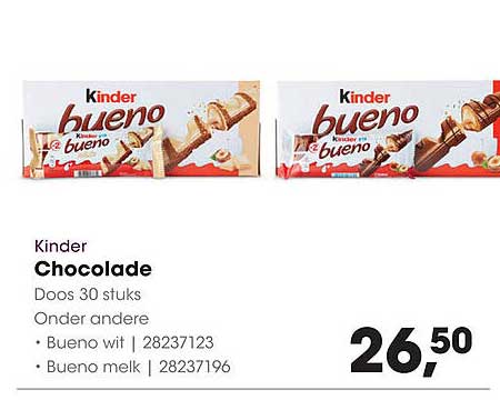 Kinder Chocolade Doos 30 stuks