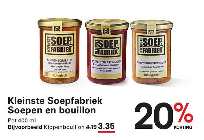 Kleinste Soepfabriek Soepen en bouillon