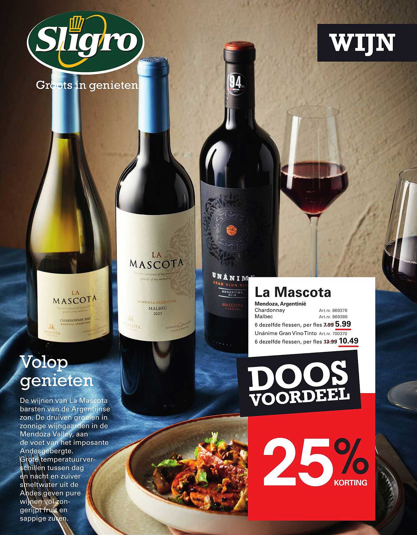 La Mascota Wijn Set
