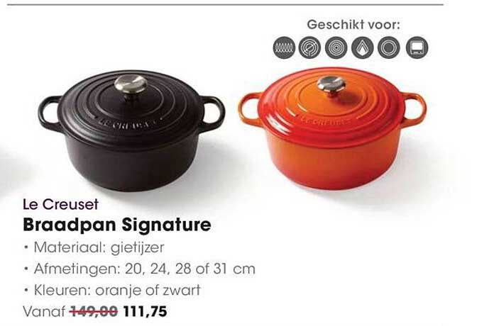 Le Creuset Braadpan Signature