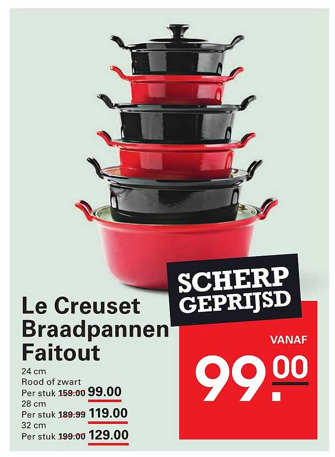 Le Creuset Braadpannen Faitout