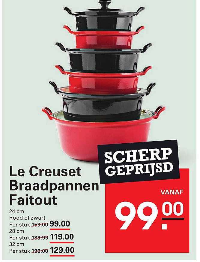 Le Creuset Braadpannen Faitout