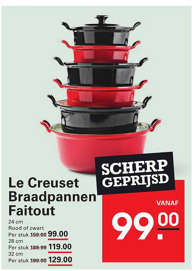 Le Creuset Braadpannen Faitout