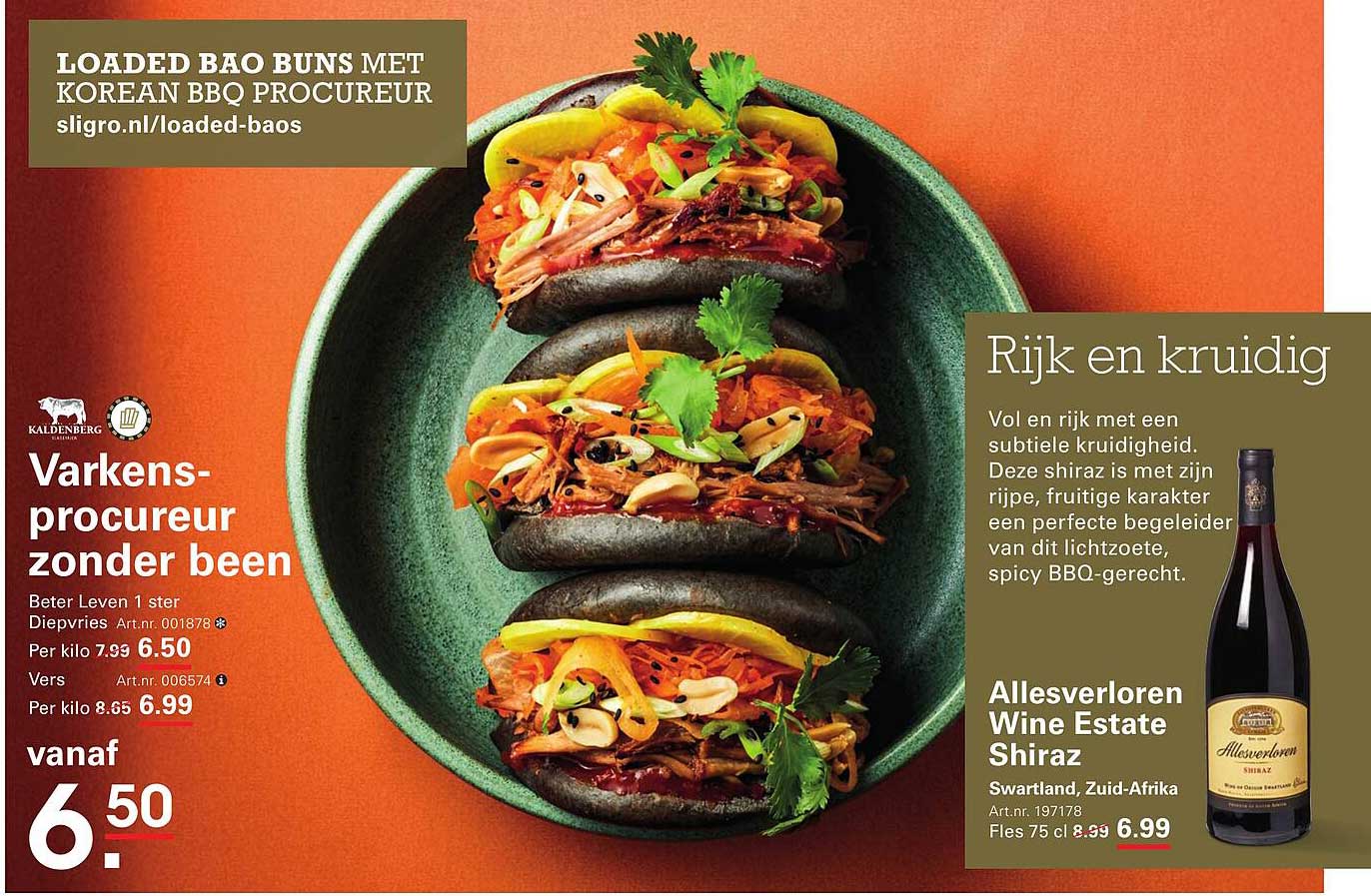 LOADED BAO BUNS MET KOREAN BBQ PROCUREUR