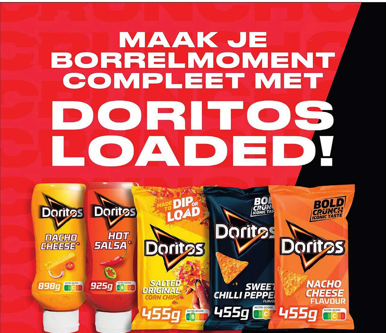 MAAK JE BORREL MOMENT COMPLEET MET DORITOS LOADED!