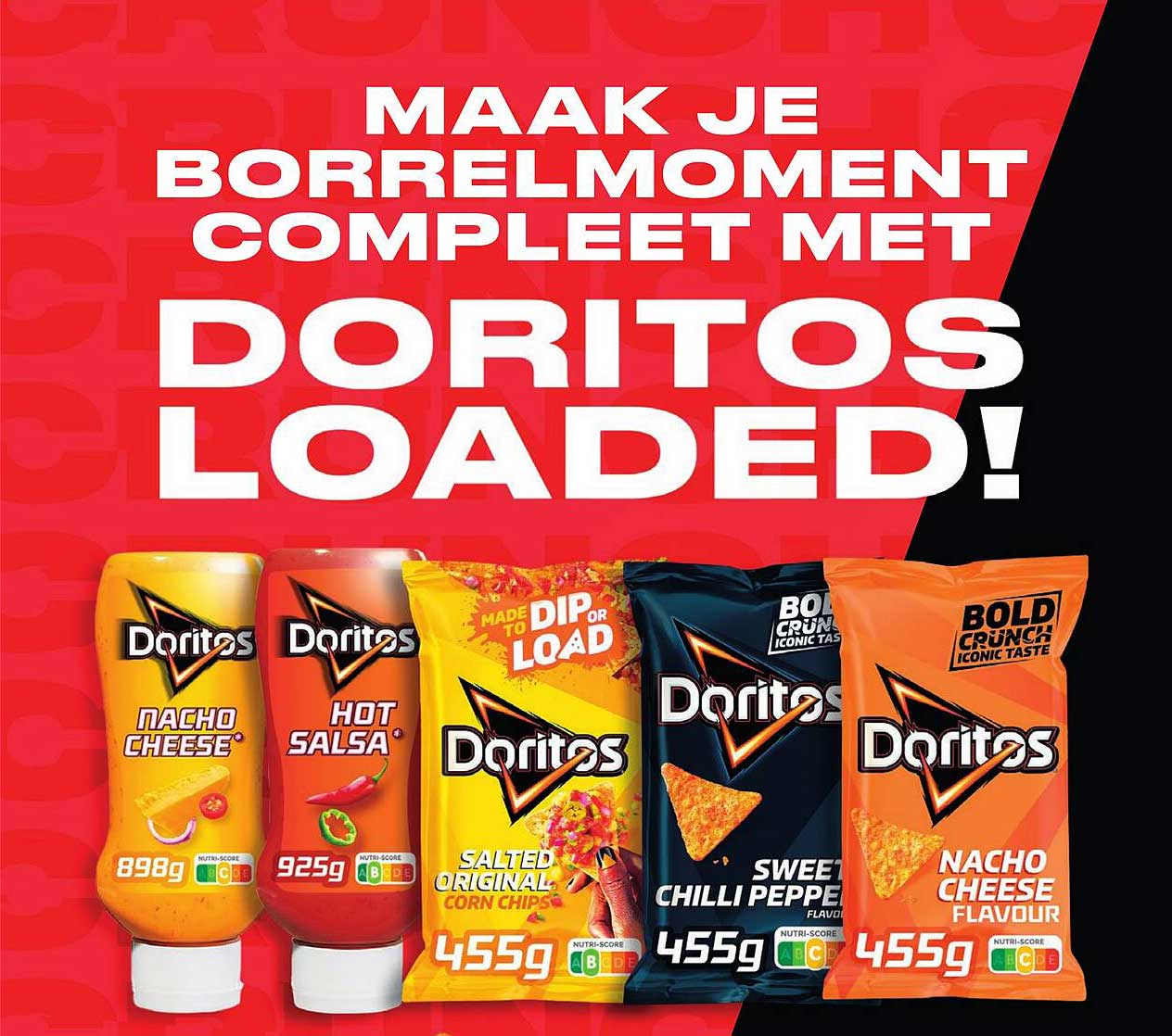 MAAK JE BORRELmoment COMPLEET MET DORITOS LOADED!