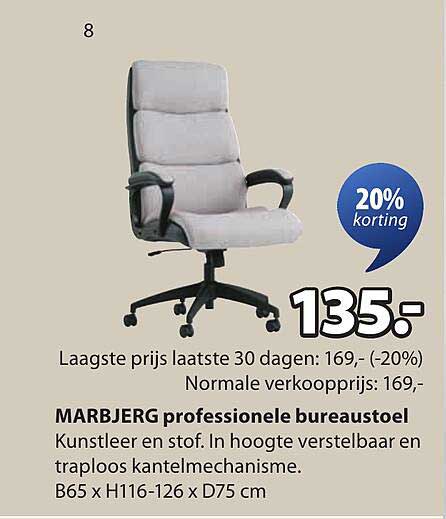 MARBJERG professionele bureaustoel
