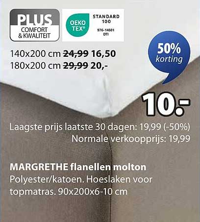 MARGRETHE flanellen molton