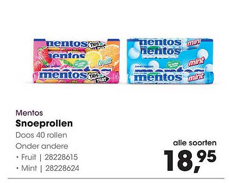 Mentos Snoeprollen