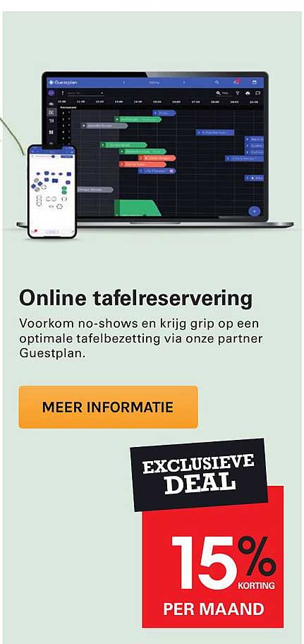 Online tafelreservering