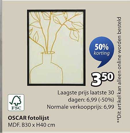 OSCAR fotolijst