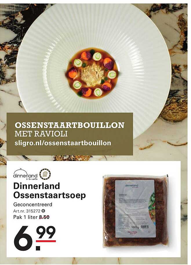 OSSENSTAARTBOUILLON MET RAVIOLI