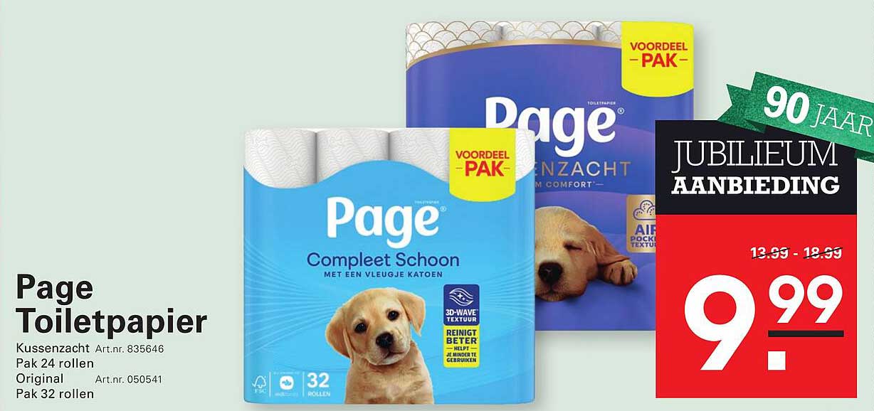 Page Toiletpapier