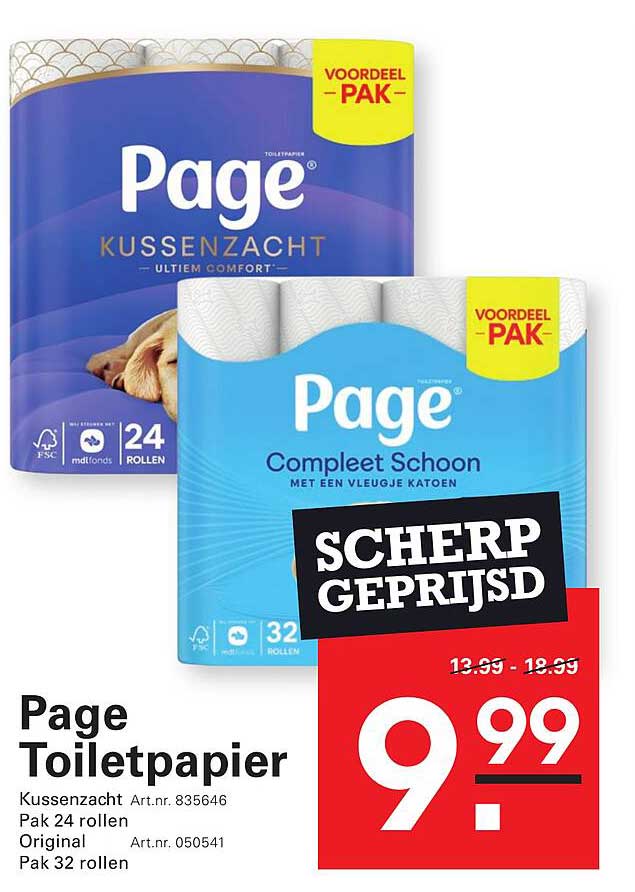 Page Toiletpapier