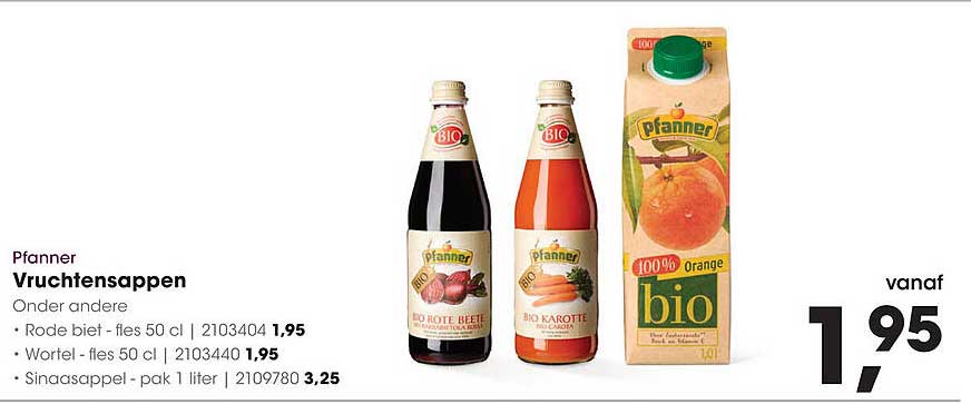 Pfanner Vruchtensappen