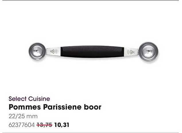 Pommes Parisienne boor