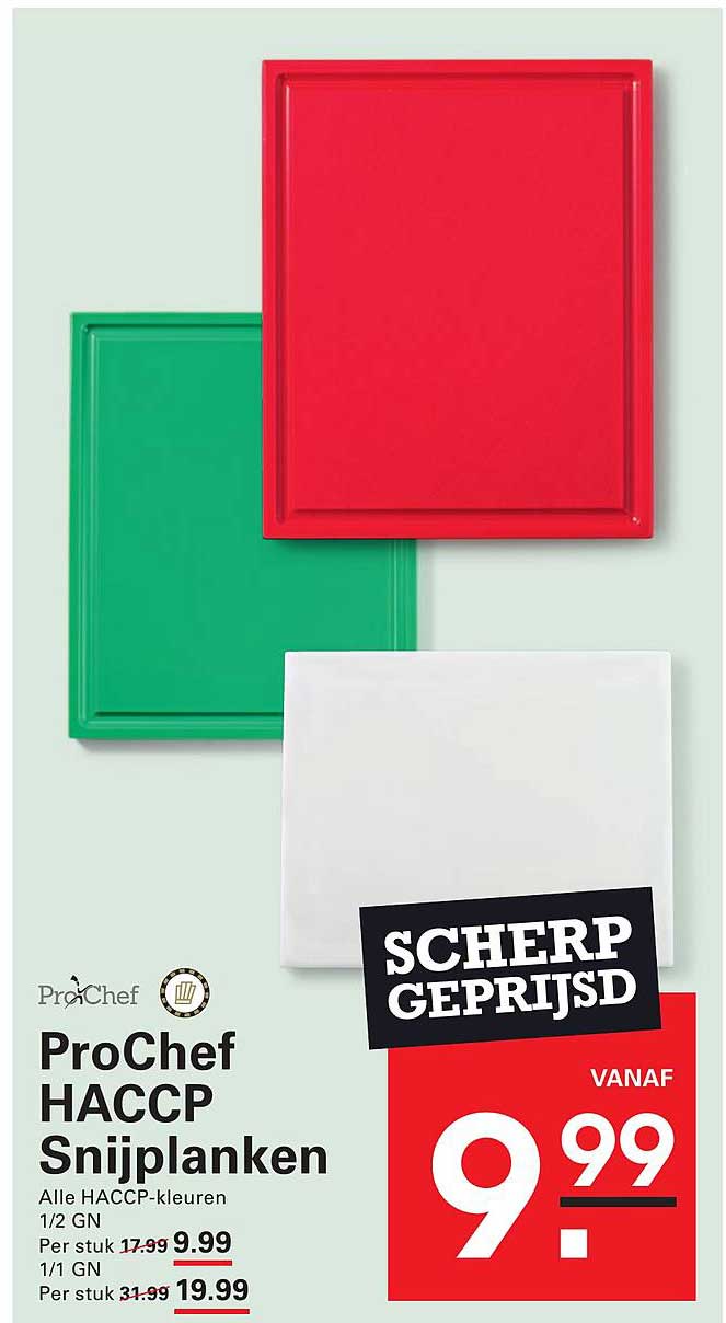 ProChef HACCP Snijplanken