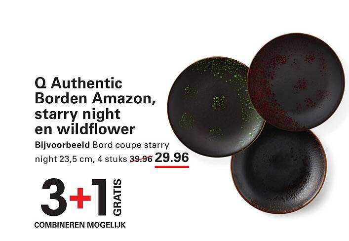 Q Authentic Borden Amazon, starry night en wildflower