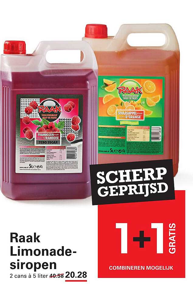 Raak Limonade-siropen