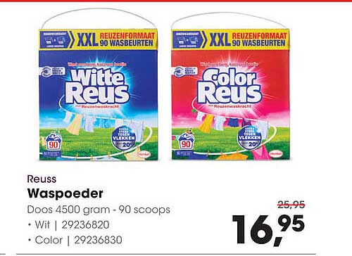 Reuss Waspoeder - Doos 4500 gram - 90 scoops