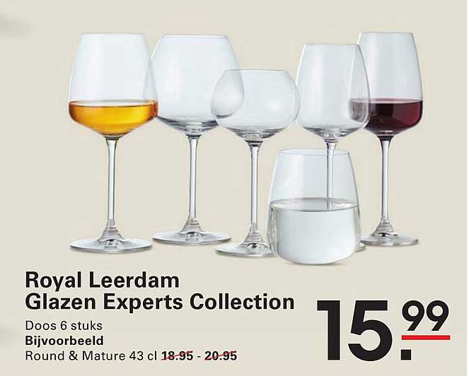 Royal Leerdam Glazen Experts Collection
