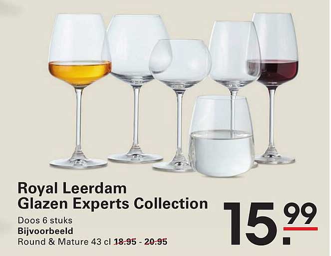 Royal Leerdam Glazen Experts Collection