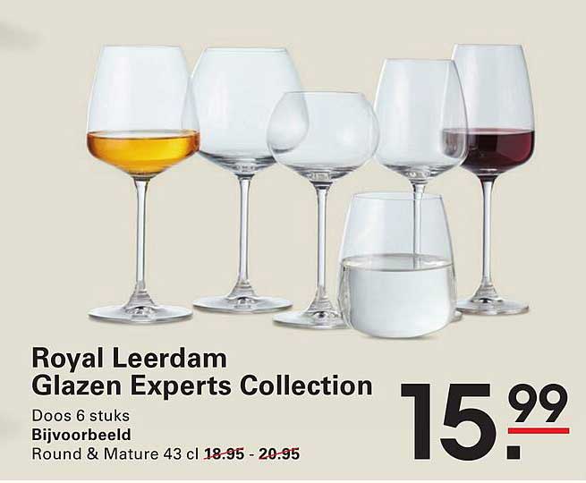 Royal Leerdam Glazen Experts Collection