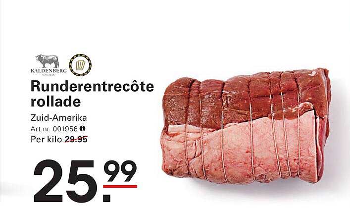 Runderentrecôte rollade
