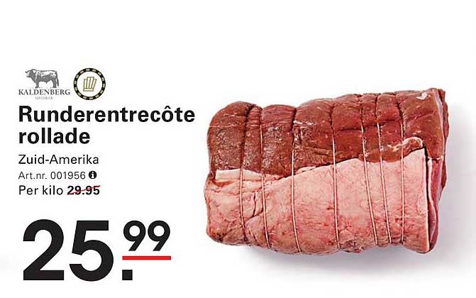 Runderentrecôte rollade