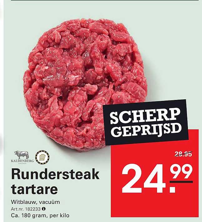 Rundersteak tartare