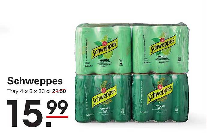 Schweppes Tray 4 x 6 x 33 cl