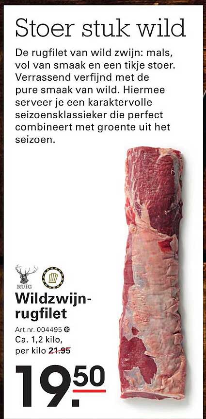 Stoer stuk wild