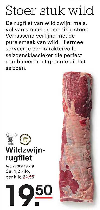 Stoer stuk wild