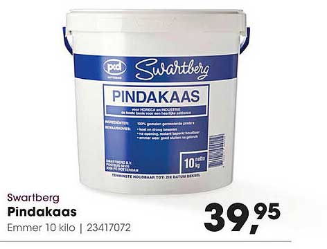 Swartberg Pindakaas 10 kilo