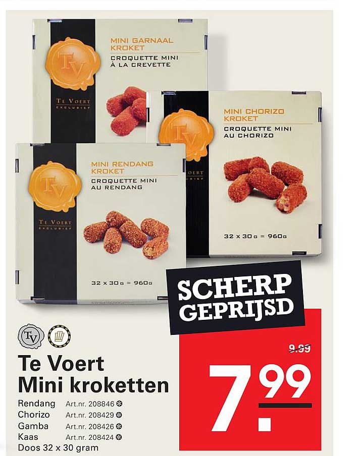 Te Voert Mini kroketten