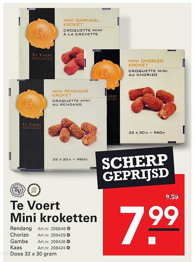 Te Voert Mini kroketten