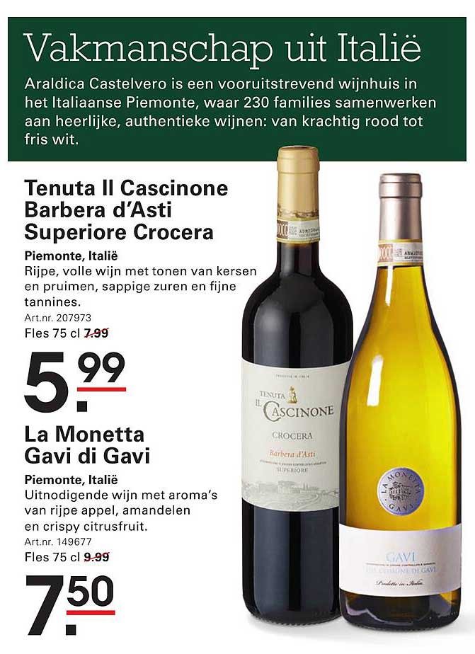 Tenuta Il Cascinone Barbera d'Asti Superiore Crocera en La Monetta Gavi di Gavi